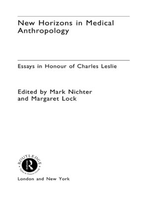 cover image of New Horizons in Medical Anthropology